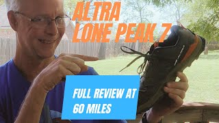 Lone Peak 7 full review  at 60 miles [upl. by Leverett]