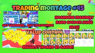 😈VALUE CONTROL🔥 BIGGEST NEW GOLDEN HUGE DLC HOARD IN THE GAME PSX Trading Montage 45 [upl. by Acissaj]