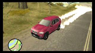 GTA Sa Burnout Smoke Mod Cleo [upl. by Enytsirhc]