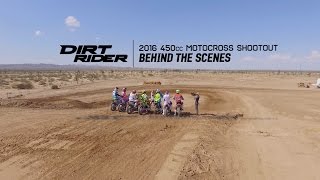 Behind The Scenes of the 2016 450F Motocross Shootout [upl. by Topliffe]