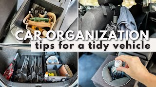 REALISTIC CAR ORGANIZATION IDEAS  15 Organizers Cleaning Tools amp Storage Tips For A Tidy Vehicle [upl. by Zelde]