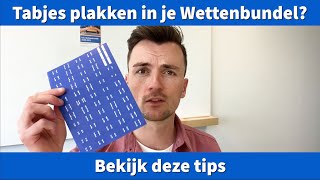 Hoe plak je je tabjes in de Sdu Wettenbundel [upl. by Annadal]