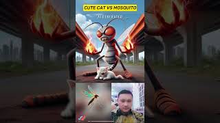 funny cat vs stubborn mosquito 🐱🦟 [upl. by Alderson]