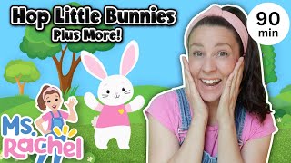 Hop Little Bunnies Hop Hop Hop  More Ms Rachel Nursery Rhymes amp Kids Songs [upl. by Mad431]