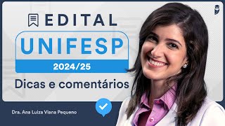 Edital UNIFESP Residência Médica 202425 Dicas e Comentários  saiba os temas que mais caem [upl. by Alrep]