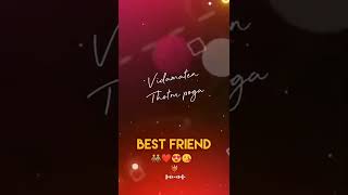 Uyir Endru Unnai Naan  Friendship  Best Friend  Black Screen Lyrics  Status [upl. by Dittman312]