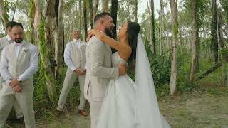 Best Bride Pranks Groom at Kingfisher Bay Resort Fraser Island [upl. by Neersan477]