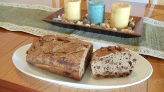 NoKnead Artisan Cinnamon Raisin Bread [upl. by Quincey]