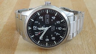 quotDie perfekte Automatikuhr für Einsteigerquot Seiko 5 Big Military SNZG13K1 deutsch [upl. by End]