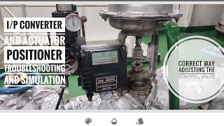 Boiler IP CONVERTER and Actuator troubleshooting and simulation  Boiler Kangrim control valve [upl. by Markiv]