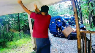 Angry Customer Throws Package at Delivery Driver [upl. by Rednasela]