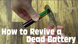 How to Revive a Dead AAAAA Battery [upl. by Zorina]