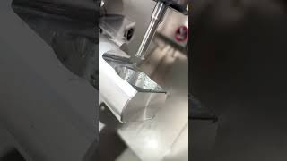 Using thread milling cutter to process high precision arc groove on ST46YT lathe cnc cnclathe [upl. by Norvan644]