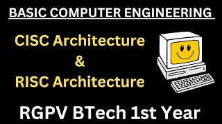 CISC Architecture amp RISC Architecture  Characteristics of CISC amp RISC  Basic Computer Engineering [upl. by Ahselat]