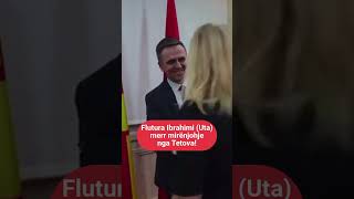 Flutura Ibrahimi Uta merr mirënjohje nga Tetova [upl. by Luing]