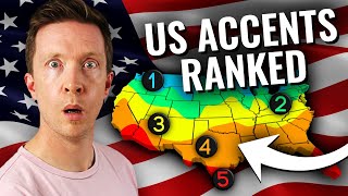 13 American Accents Ranked EASIEST to HARDEST to Understand [upl. by Ynafetse]