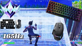 Razer Huntsman Mini ASMR 😴 Fortnite Unreal Ranked Reload 🏆 165HZ Satisfying Keyboard Sounds 4k [upl. by Mossolb390]