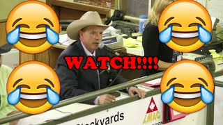 WHAT AUCTIONEERS ACTUALLY SAY TURN ON SUBTITLES [upl. by Ripp]