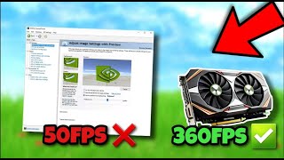 BEST NVIDIA Control Panel Settings For GAMING UPDATED 2024 [upl. by Winfred92]