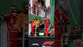 Lando Norris on the podium in Mexico 🤩🧡 trending formula1 landonorris f1 mexicogp [upl. by Pontias817]