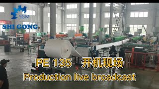 LDPE extruder pe foam sheet production [upl. by Radferd]