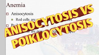 Anisocytosis Vs Poikilocytosis important question in lab interview [upl. by Aissenav]