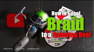 How to Spool Braid to a Spinning Reel amp Run through a 116ft Spinning Setup  ASFN Fishing [upl. by Braun80]