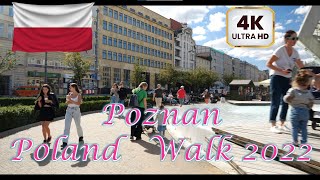 Poznan Poland Walk 4K 2022 Amazing sunny Poland tour [upl. by Ahsata87]