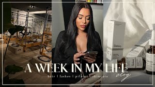 VLOG HAIR  LASHES  PILATES  SKINCARE [upl. by Filip]