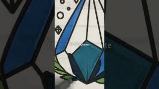 💙​​ Coloring blue quartz  Coloreando un cuarzo azul 💙​ librosparacolorear shortvideo libros [upl. by Gwenneth377]