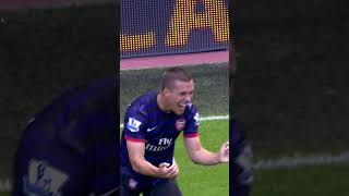 PODOLSKI amp CAZORLA LINK UP FOR FIRST ARSENAL GOALS [upl. by Gambrill]