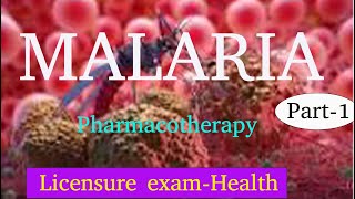 Malaria infections  part 1  pharmacotherapy  COC [upl. by Rinaldo]