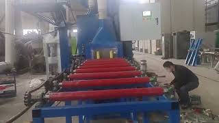 stone and profile shot blasting machine [upl. by Ches]