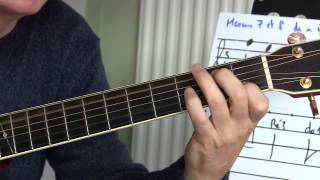 Maxime Leforestier Education sentimentale tuto guitare en Tablanote [upl. by Trammel475]