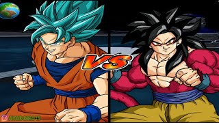 SSB Goku amp SSBE Vegeta vs SSJ4 Goku amp Vegeta Budokai Tenkaichi 4 Request [upl. by Schalles]