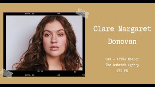 Clare Margaret Donovan Acting Reel [upl. by Paton260]