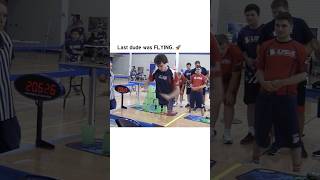 INSANE team USA sport stacking relay 🎥 PeterFord sportstacking speedstacking cupstacking [upl. by Diao]