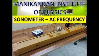 Sonometer  Determination of AC Frequency [upl. by Alekim]