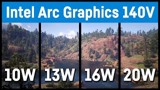 Intel Arc Graphics 140V Low Wattage Comparison Gaming Handheld Preview [upl. by Weldon]