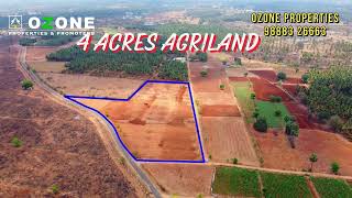 4 Acres Agriland for Sale in Coimbatore Nachipalayam Othakalmandapam toVelanthavalam Main Road [upl. by Sarge788]