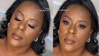 LATTE MAKEUP  MAQUIANDO CLIENTE PELE NEGRA [upl. by Zephan]