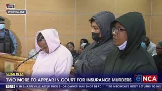 Crime In SA  Two more to appear in court for insurance [upl. by Ahserkal]