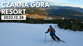 Czarna Góra 20231228 bartsbiker ski czarnagoraresort naczarnej gopro [upl. by Jarrow]