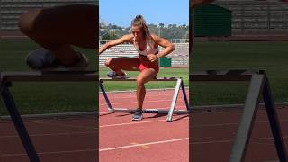 HURDLES TRAINING ARE THE HARDEST💀 hurdle training trackandfield workout sports run running [upl. by Schroder]