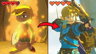 Zelda but SWITCHING GAMES if I take Damage [upl. by Yadsendew797]