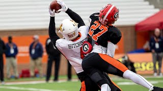 New Houston Texans WR Xavier Hutchinson Highlights Senior Bowl Iowa State [upl. by Aveer621]