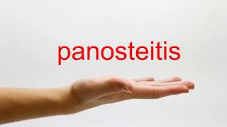 How to Pronounce panosteitis  American English [upl. by Nemraciram180]