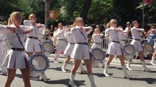 2016 NYC GermanAmerican Steuben Parade [upl. by Nauqes]