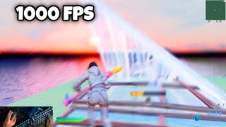 Fortnite on 1 FPS vs 1000 FPS [upl. by Annayak]