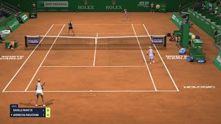 TIEBREAK  SavilleampHunter VS AndreevaampKasatkina  MonteCarlo   PS5 [upl. by Reece5]